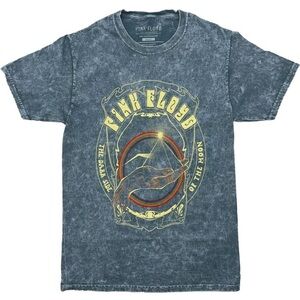 Pink Floyd Grey Acid Wash Graphic Dark Side of the Moon Tee.  Sz M/L